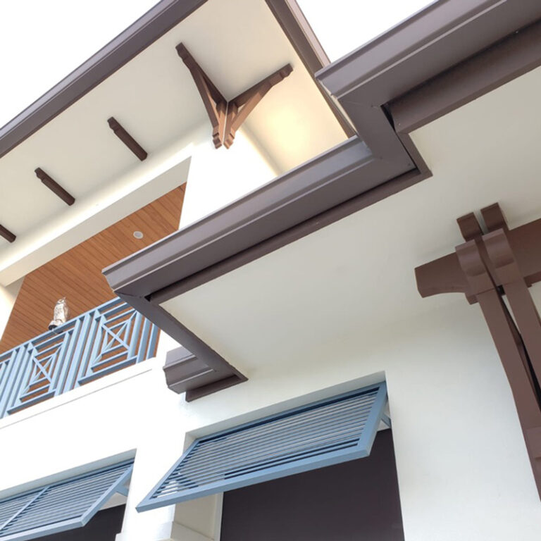 K Style Alum - Rain Shield Gutters