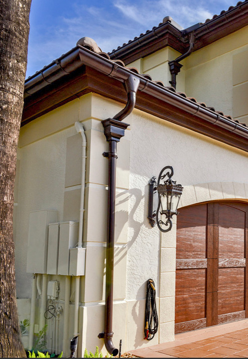 rounded-downspout